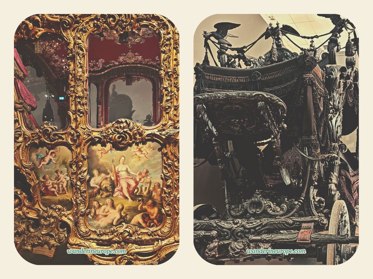 All You Need to Know Before Visiting Schonbrunn Palace 14 Close up details of the beautiful carriages in the Carriage Museum in Schönbrunn Palace, Vienna, Austria