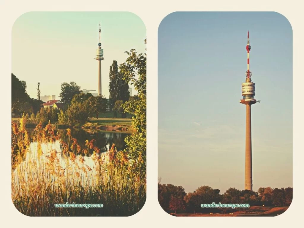 Danube Tower during the Golden Hour, Vienna, Austria