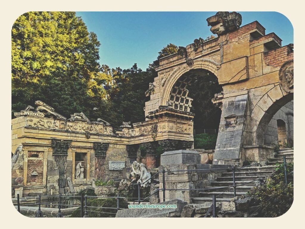 All You Need to Know Before Visiting Schonbrunn Palace 41 Side view of the Roman Ruin in Schönbrunn Palace, Vienna, Austria