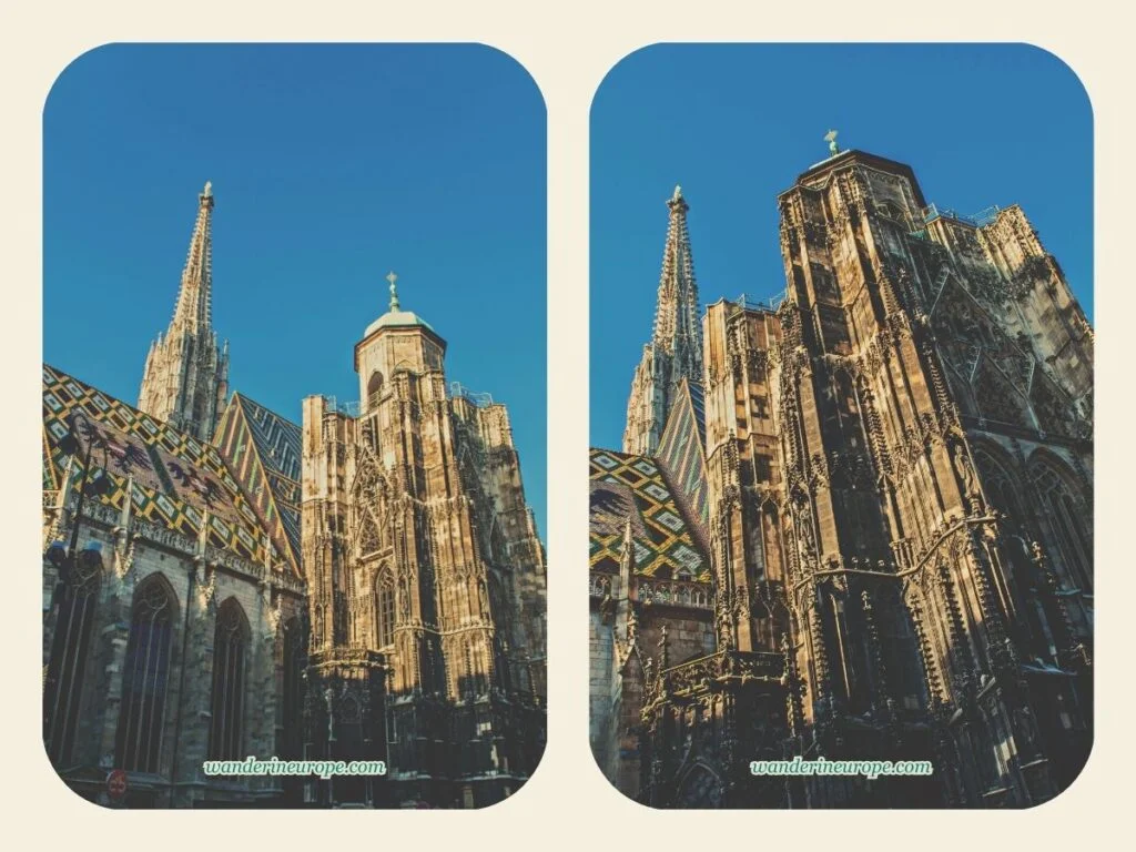 The north tower of Saint Stephen’s Cathedral, Vienna, Austria