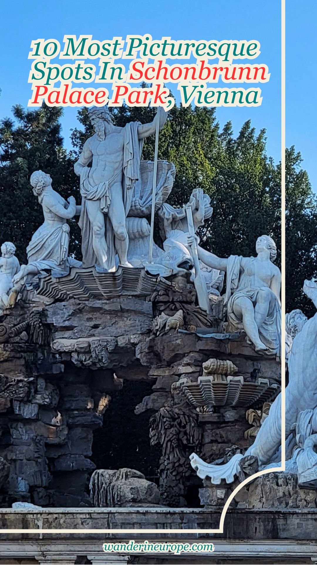 10 Most Picturesque Spots In Schönbrunn Palace Park, Vienna 30 10 Most Picturesque Spots In Schonbrunn Palace Park, Vienna, Pinterest Pin