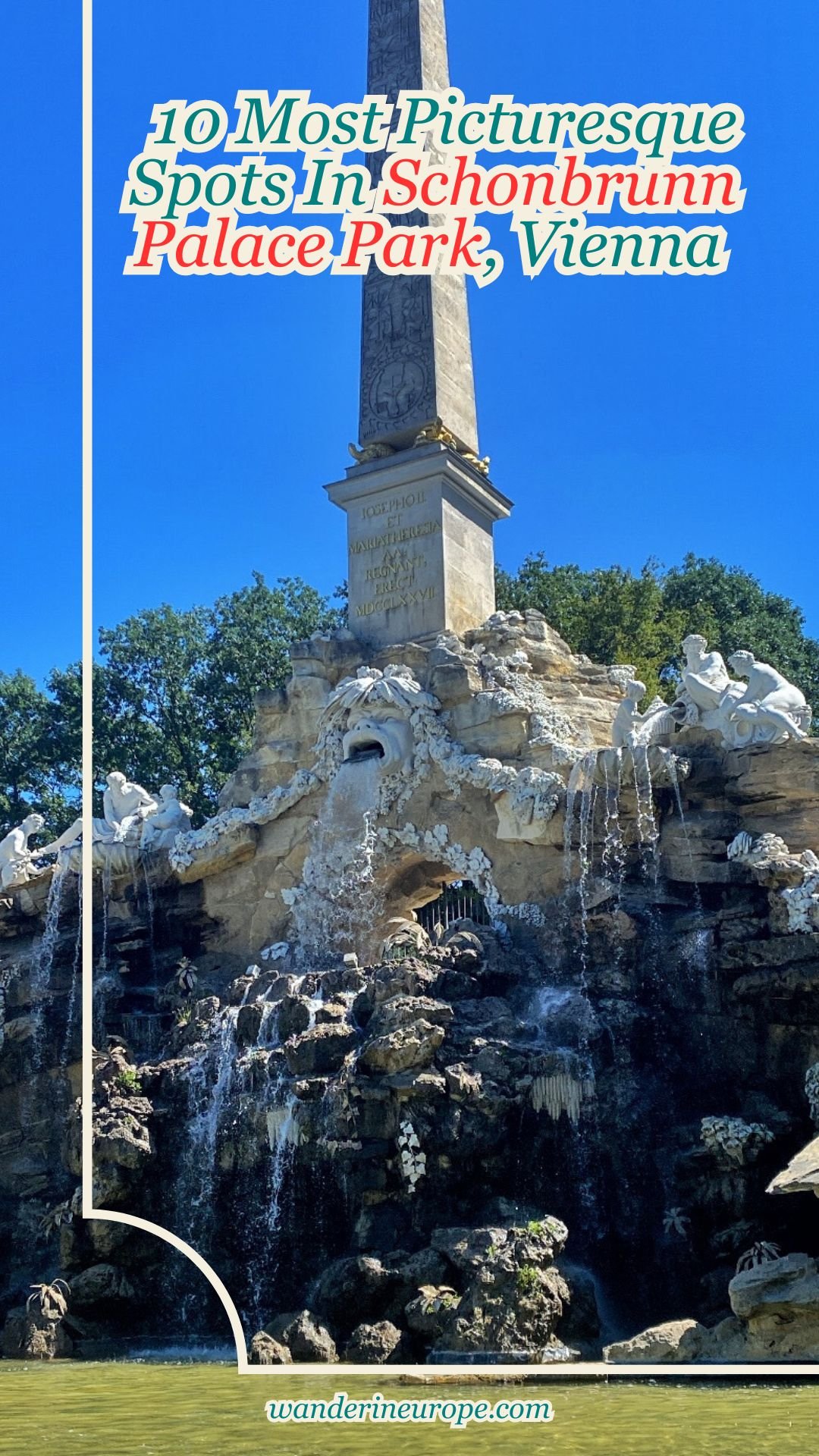 10 Most Picturesque Spots In Schönbrunn Palace Park, Vienna 29 10 Most Picturesque Spots In Schonbrunn Palace Park, Vienna, Pinterest Pin