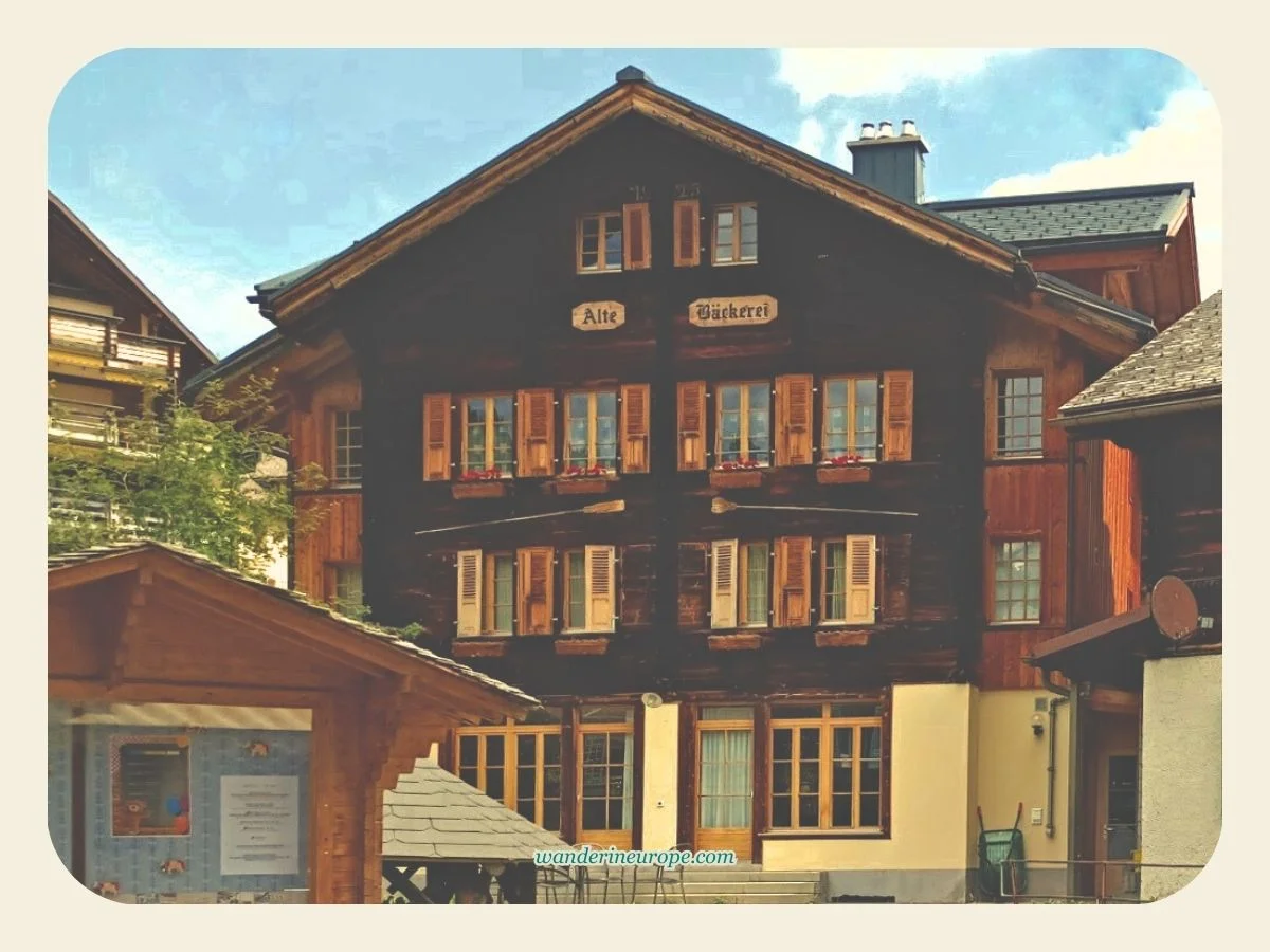 Alte-Bäckerei near StagerStübli Café in Murren, Switzerland