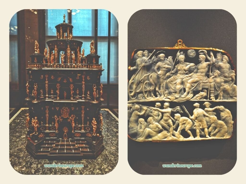 Inside Kunsthistorisches Museum Vienna (10 Epic Artworks) 77 An automaton and Gemma Augustea, Kunsthistorisches Museum, Vienna, Austria