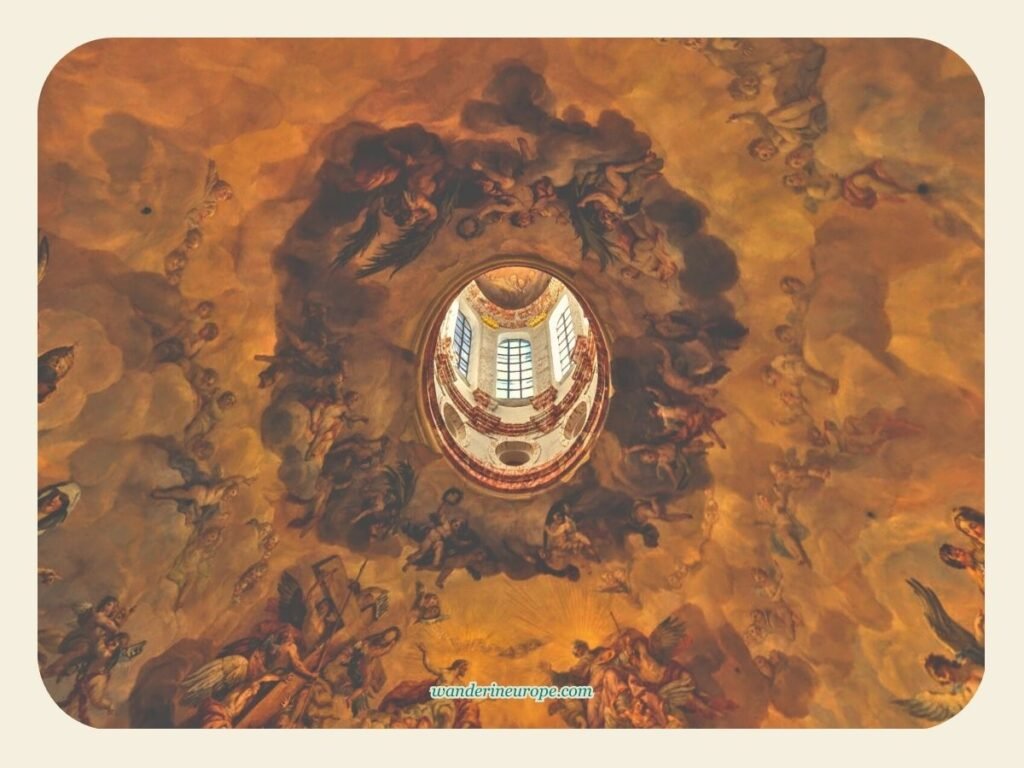 All You Need to Know Before You Visit Karlskirche in Vienna 39 Beautiful frescoes around the lantern of Karlskirchke’s dome, Vienna, Austria