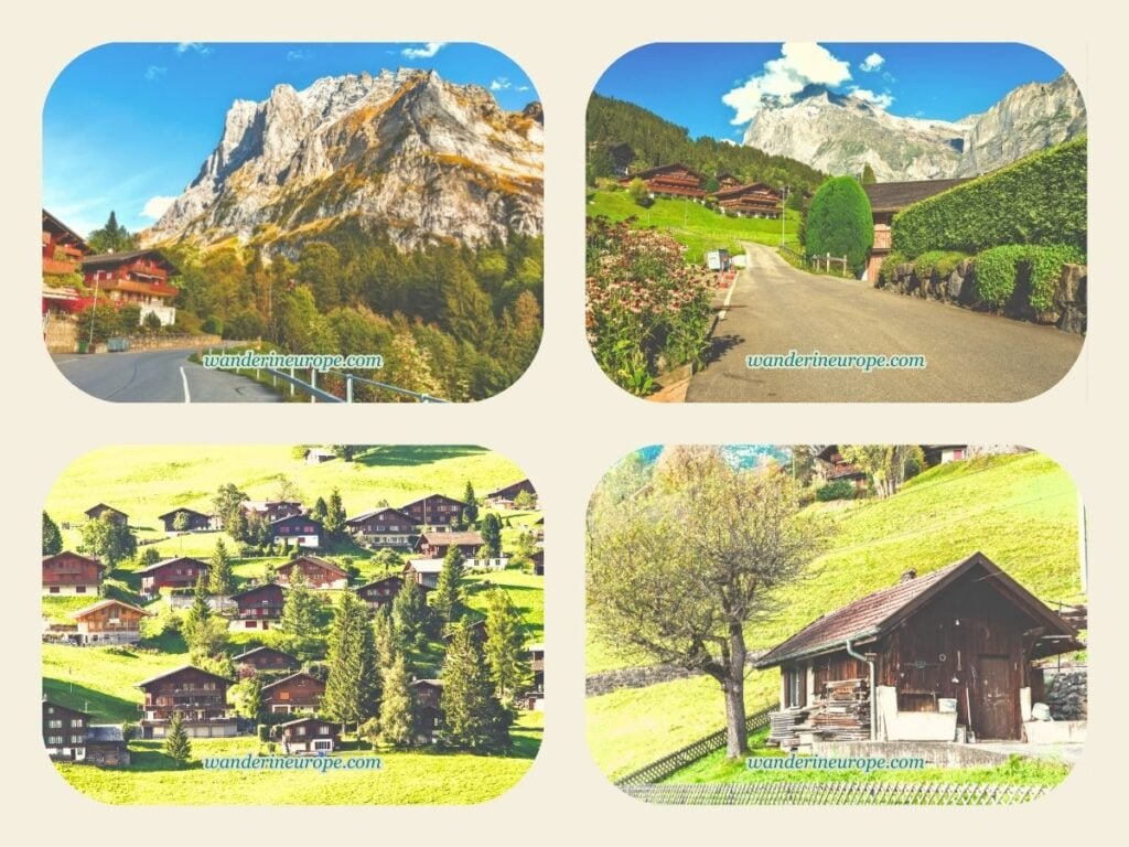 6-Day Switzerland Itinerary: Exploring The Canton of Bern 63 Beautiful scenes in Grindelwald Village, Day 5 Switzerland Itinerary