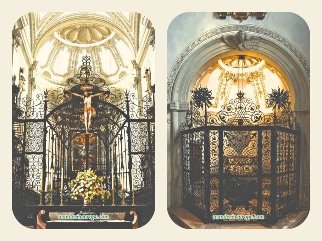 Visiting Hofkirche Lucerne (Why Go, Expectations, & Tips) 11 Beautiful wrought iron gates inside the Church of St. Leodegar in Lucerne, Switzerland