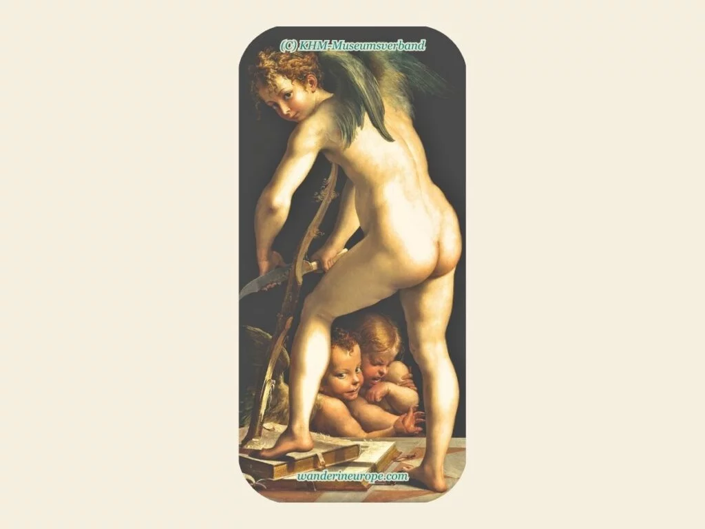 Bow Carving Amor, a must-see exhibit inside Kunsthistorisches Museum, Vienna, Austria