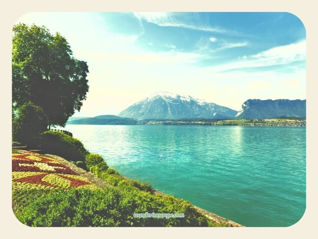 6-Day Switzerland Itinerary: Exploring The Canton of Bern 32 Castle park of Oberhofen Castle, Day 3 Switzerland Itinerary