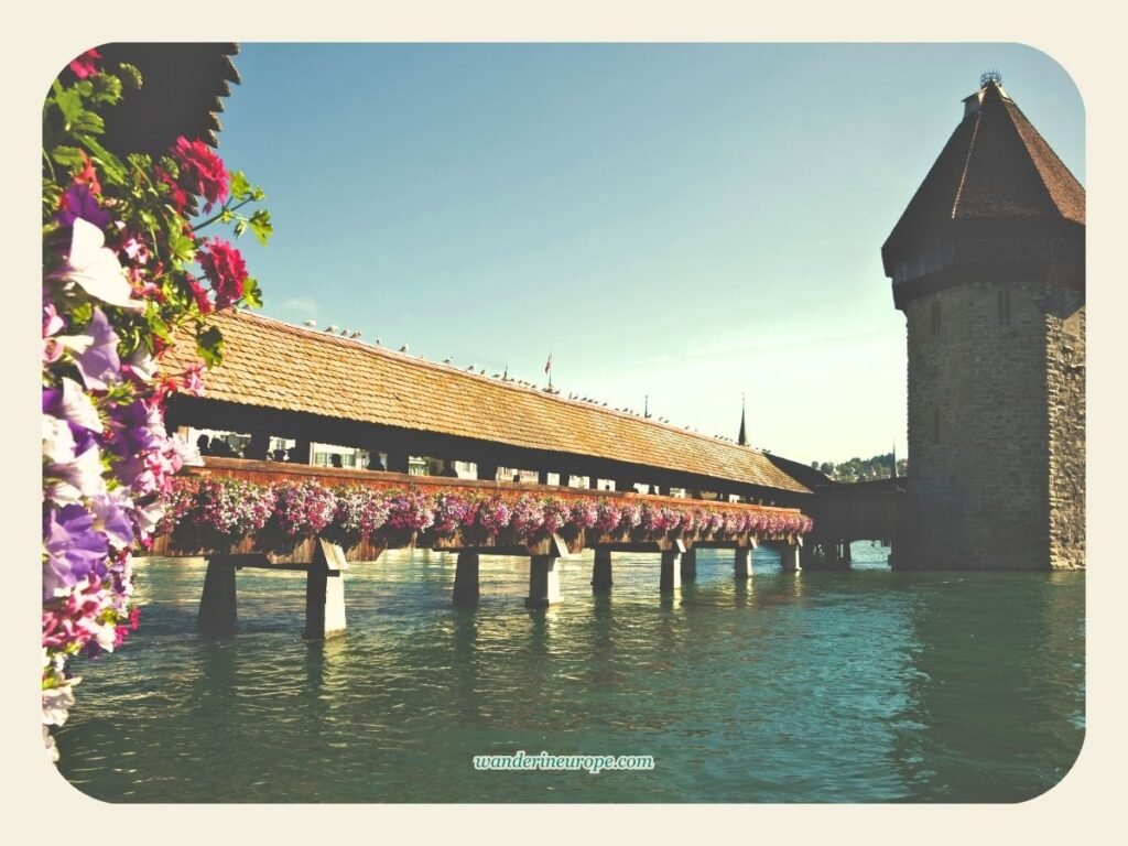 10 Notable Landmarks in Lucerne (Free to Visit Attractions) 6 Chapel Bridge in Lucerne, Switzerland