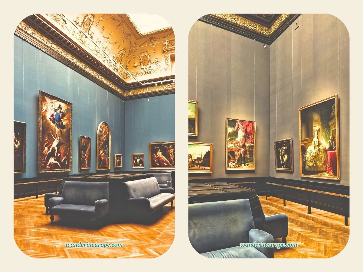 Inside Kunsthistorisches Museum Vienna (10 Epic Artworks) 12 Couches inside the picture gallery of Kunsthistorisches Museum, Vienna, Austria