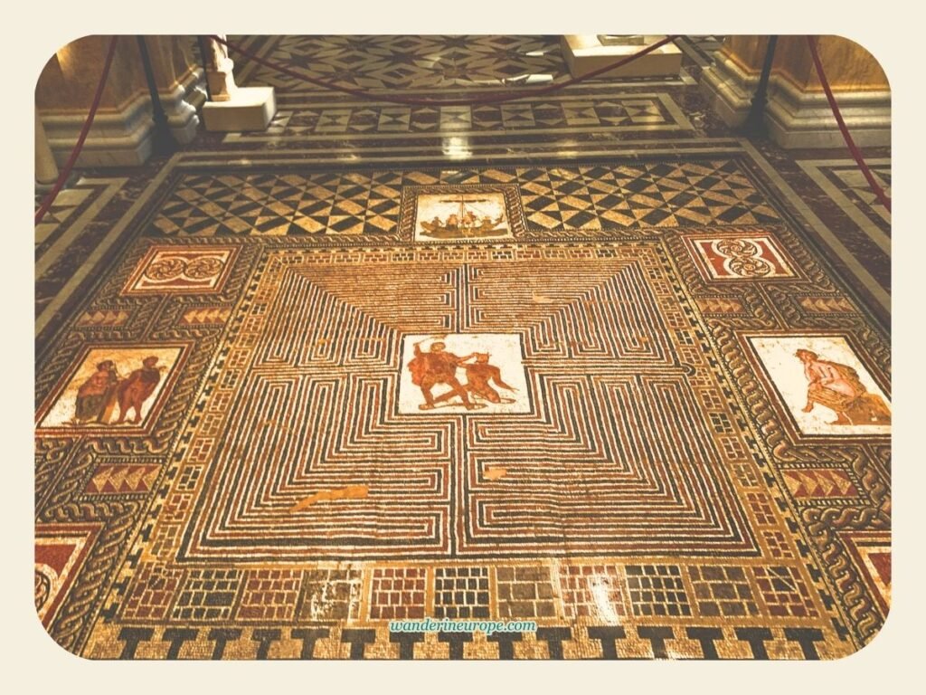 Inside Kunsthistorisches Museum Vienna (10 Epic Artworks) 62 Don’t forget to look down when you wander in the museum. Check out this ancient floor decoration inside Kunsthistorisches Museum, Vienna, Austria