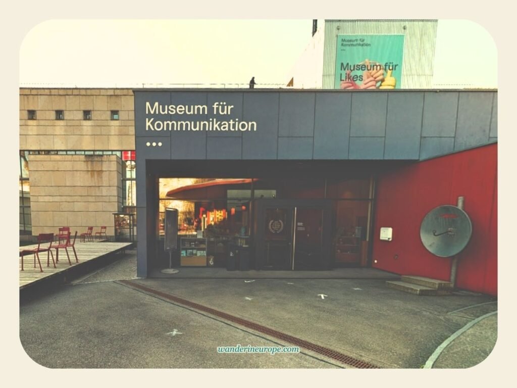 How Long To Spend In Bern: Half Day, 1 Day or 2 Days 20 Entrance of Museum of Communication in Bern, Switzerland