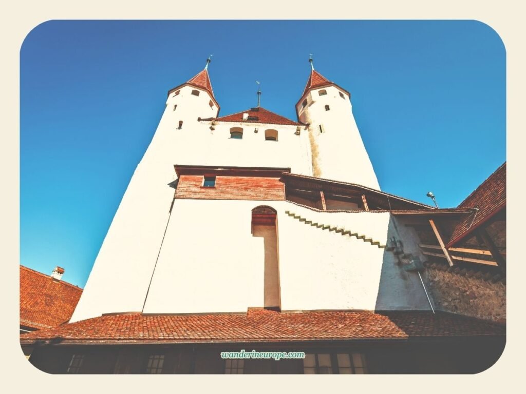 Thun Old Town DIY Walking Tour (with a Map, Route, and Tips) 25 The formidable facade of Thun Castle in Thun, Switzerlandormat For Landscape
