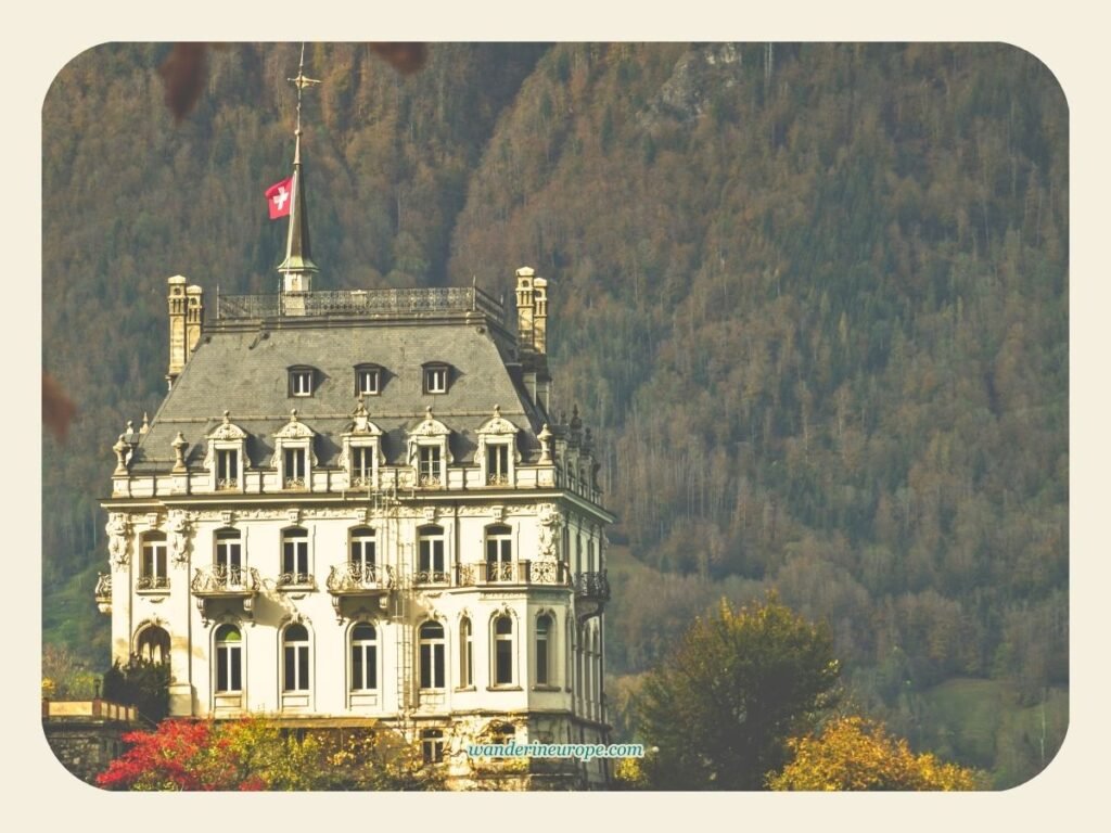7 Things to Do in Lake Brienz with Tips and Visiting Info 7 Facade of Seeburg Castle in Iseltwald, Jungfrau Region, Switzerland