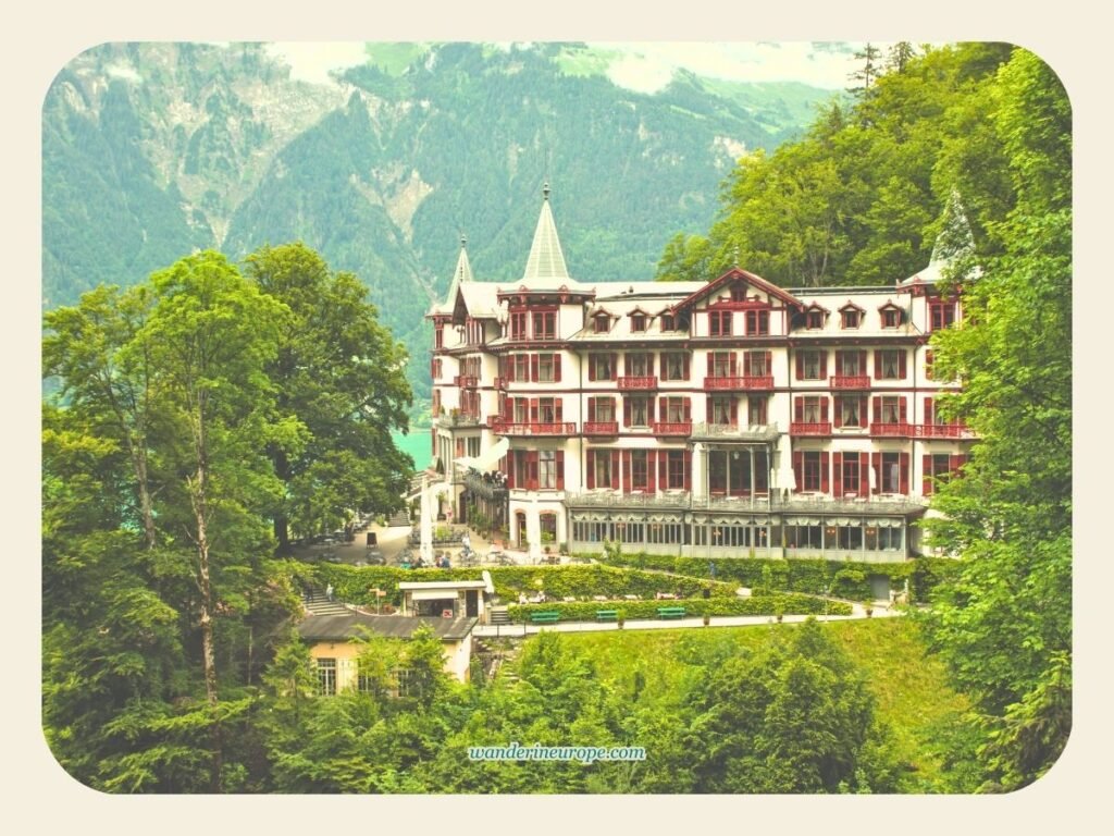 7 Things to Do in Lake Brienz with Tips and Visiting Info 12 Grand Giessbach Hotel beside Giessbach Waterfall, Jungfrau Region, Switzerland