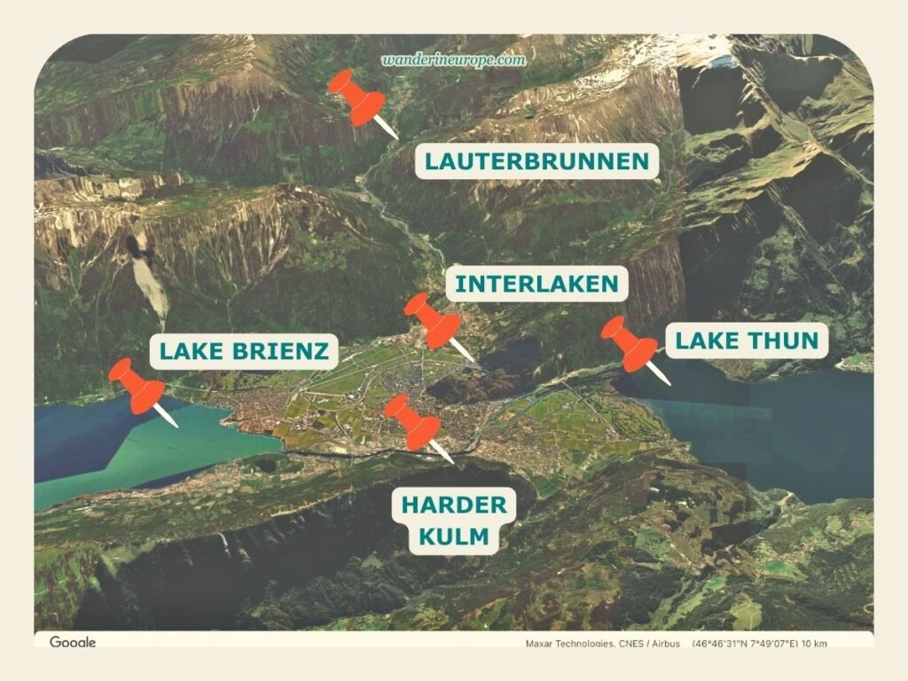 10 Attractions in Lake Thun That Make the Lake Worth a Visit 49 Harder Kulm's location and Lake Thun, Switzerland