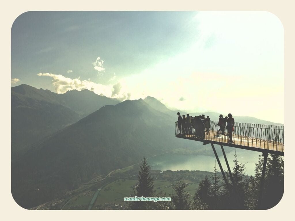 10 Attractions in Lake Thun That Make the Lake Worth a Visit 51 Harder Kulm's viewing deck with Lake Thun, Interlaken, Switzerland