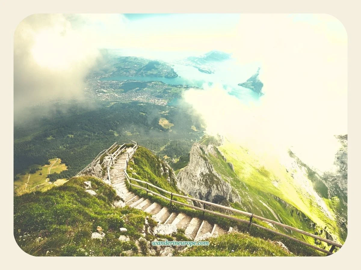 Hiking Trail in Mount Pilatus, Lucerne, Switzerland