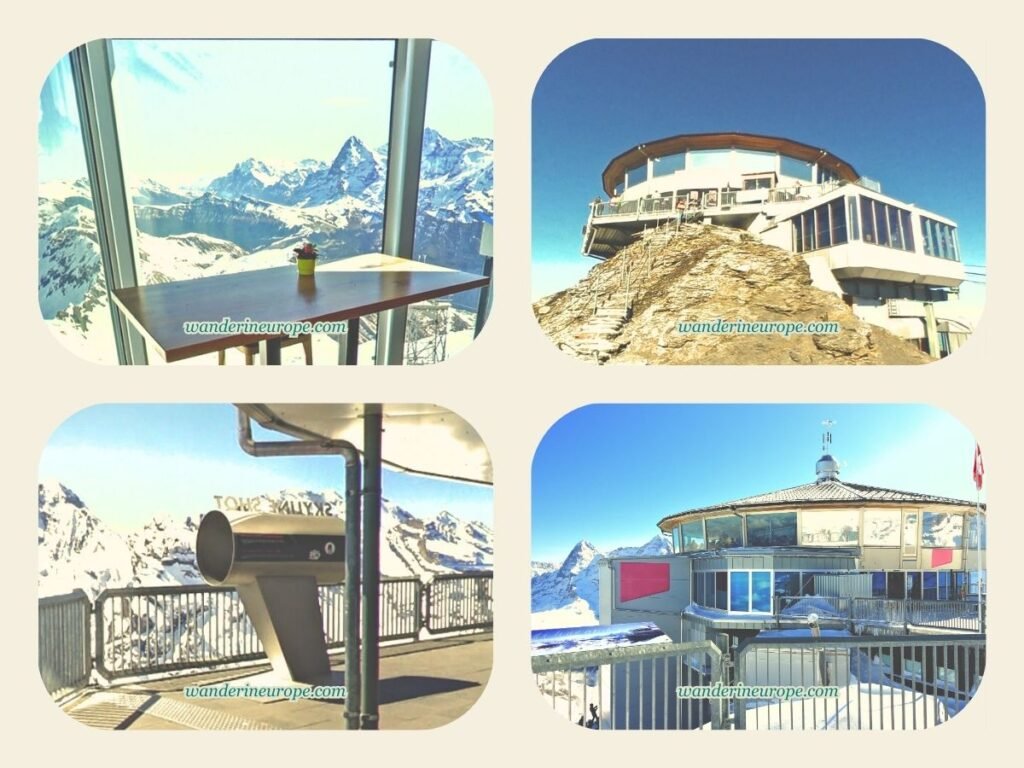 10 Experiences and Attractions That Make Mürren Worthwhile 18 Inside and in the terrace of Piz Gloria in Schilthorn, Murren, Switzerland