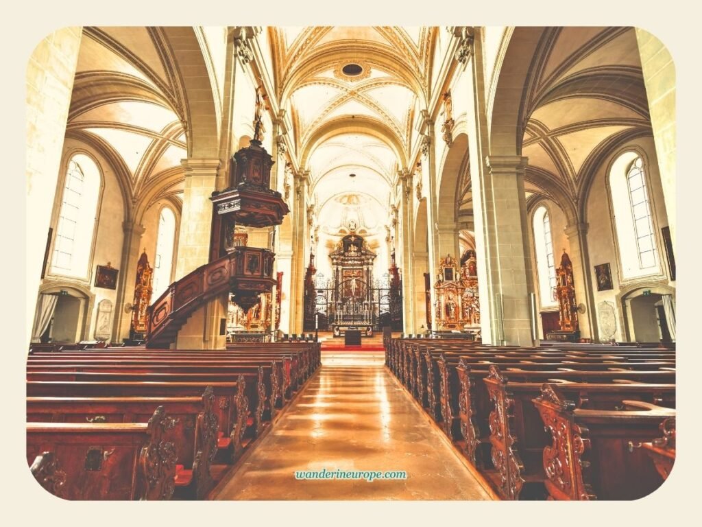 Visiting Hofkirche Lucerne (Why Go, Expectations, & Tips) 7 Interiors of Church of St. Leodegar in Lucerne, Switzerland