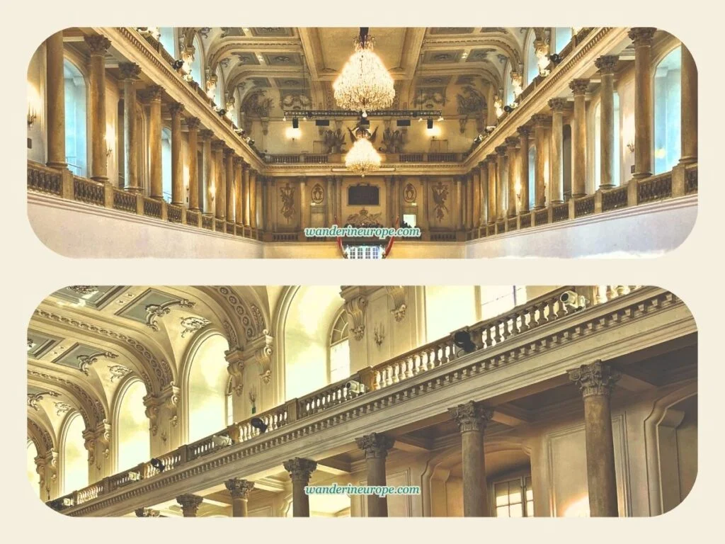 The Beautiful Sights and Experiences in Hofburg, Vienna 19 Interiors of the Spanish Riding School in Hofburg, Vienna, Austria