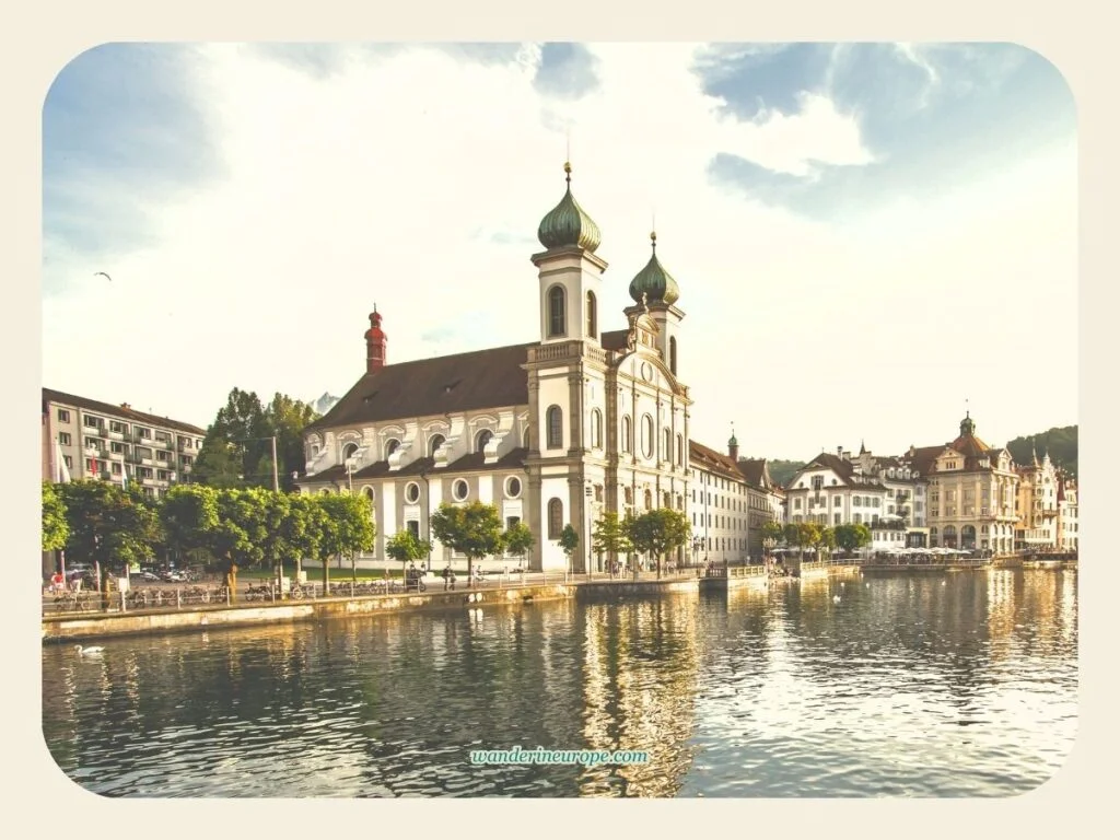 Jesuit Church in Lucerne, Switzerland