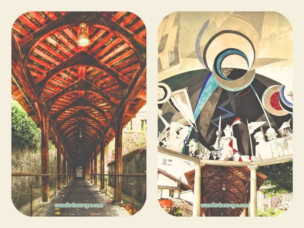 Thun Old Town DIY Walking Tour (with a Map, Route, and Tips) 15 Kirchtreppe and the art pavilion near Thun Castle in Thun, Switzerland