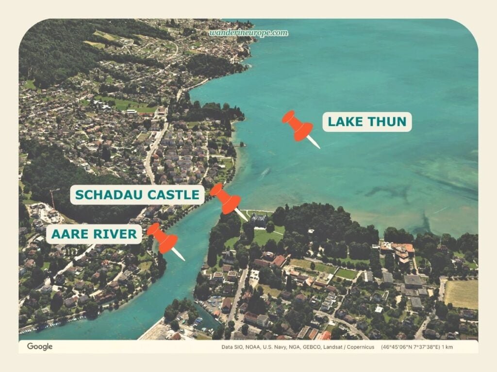 10 Attractions in Lake Thun That Make the Lake Worth a Visit 10 Location of Schadau Castle and Lake Thun, Switzerland