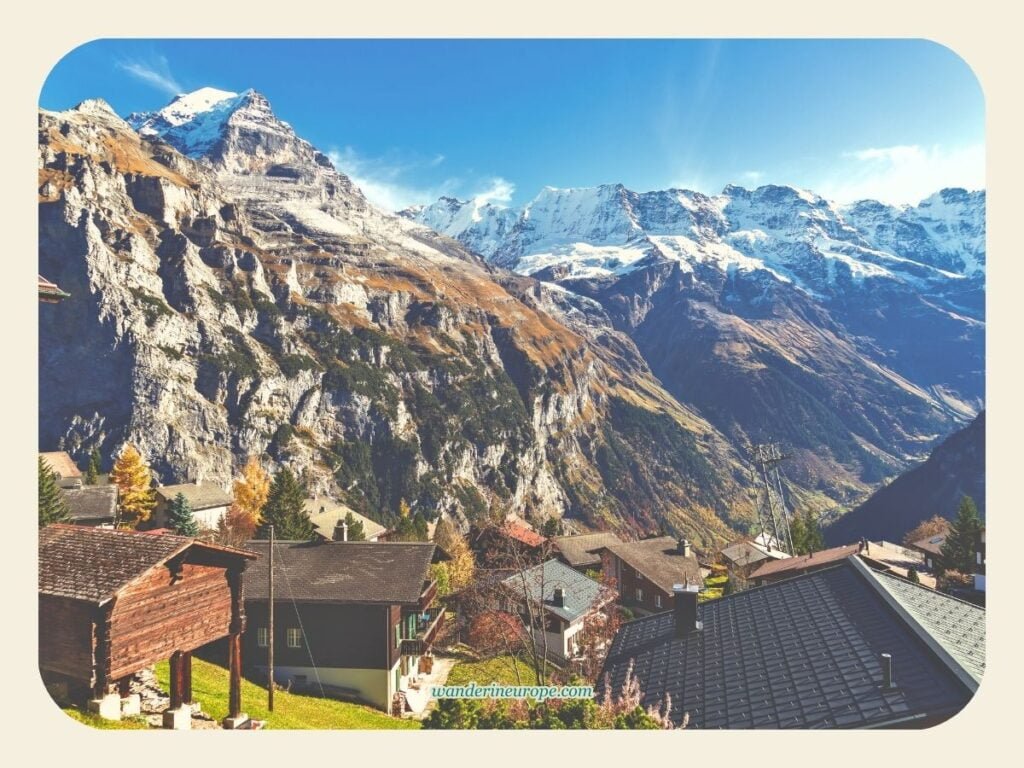 Beautiful Places To Visit In Interlaken And Jungfrau Region 40 Lovely scenes in the charming village of Murren, Switzerland