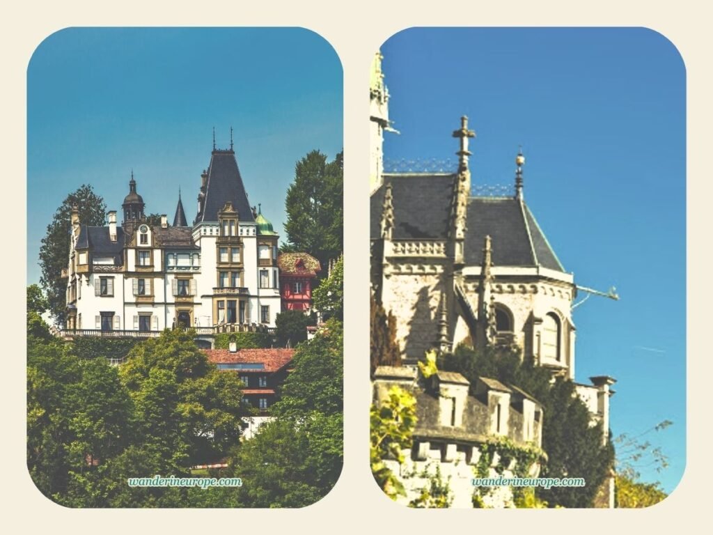 Lucerne Itinerary for 2 Days (City, Nature, and Adventure) 40 Meggenhorn Castle and its chapel in Lucerne, Switzerland