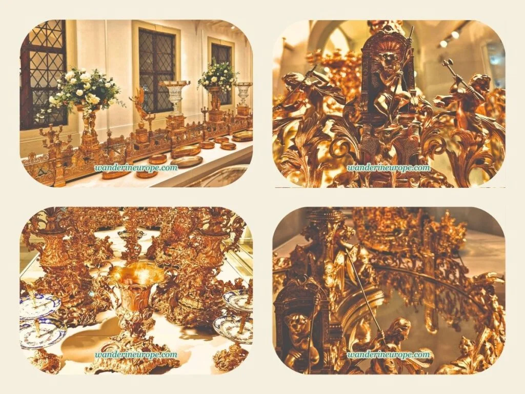 The Beautiful Sights and Experiences in Hofburg, Vienna 24 Milan Centerpiece and French Centerpiece inside Silver Collection, Hofburg, Vienna, Austria