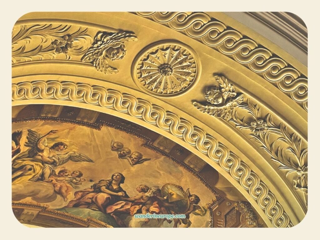 All You Need to Know Before You Visit Karlskirche in Vienna 33 More frescoes and beautiful stucco works near the high altar of Karlskirche, Vienna, Austria