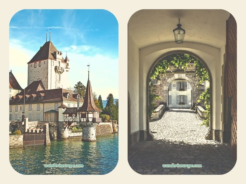 10 Attractions in Lake Thun That Make the Lake Worth a Visit 22 Oberhofen Castle in Lake Thun and its entrance in Thun, Switzerland