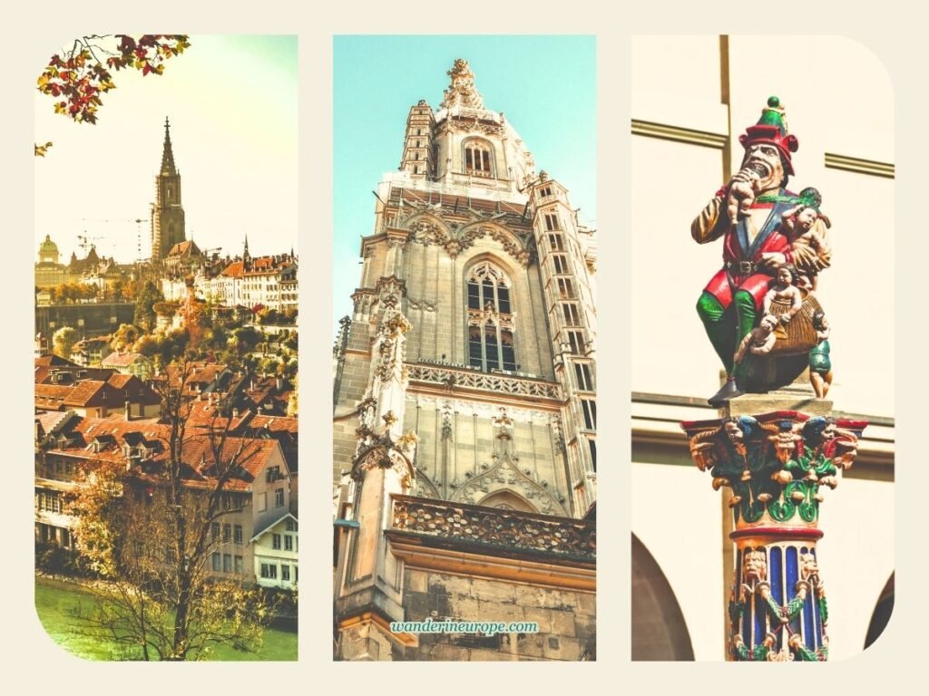 6-Day Switzerland Itinerary: Exploring The Canton of Bern 20 One of the views, landmarks, and fountains in Bern, Day 2 Switzerland Itinerary