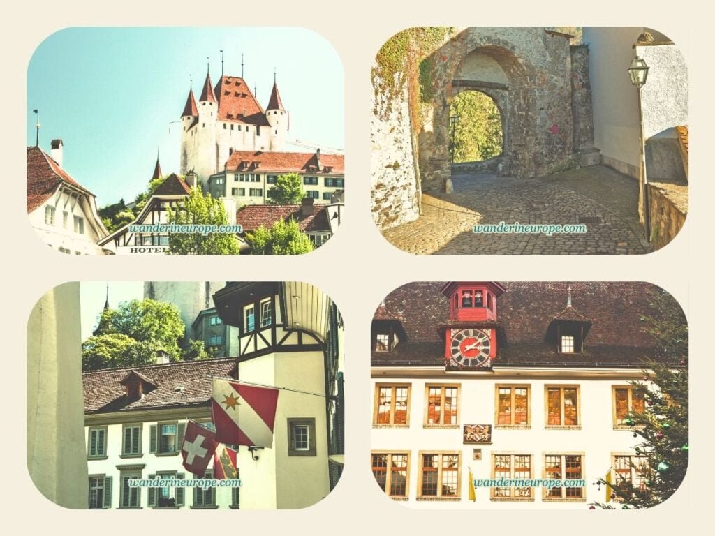 One Day Lake Thun Itinerary Sightseeing + Visiting Castles 17 Photogenic spots (Ballizbrucke, Rathausplatz, and Schlossberg) in Thun, Switzerland
