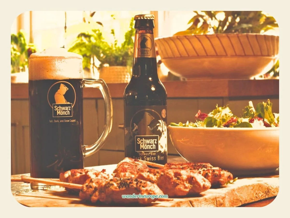5 Things To Do In Gimmelwald (Beautiful Reasons To Visit) 18 Schwarz Mönch Beer In Gimmelwald, Switzerland