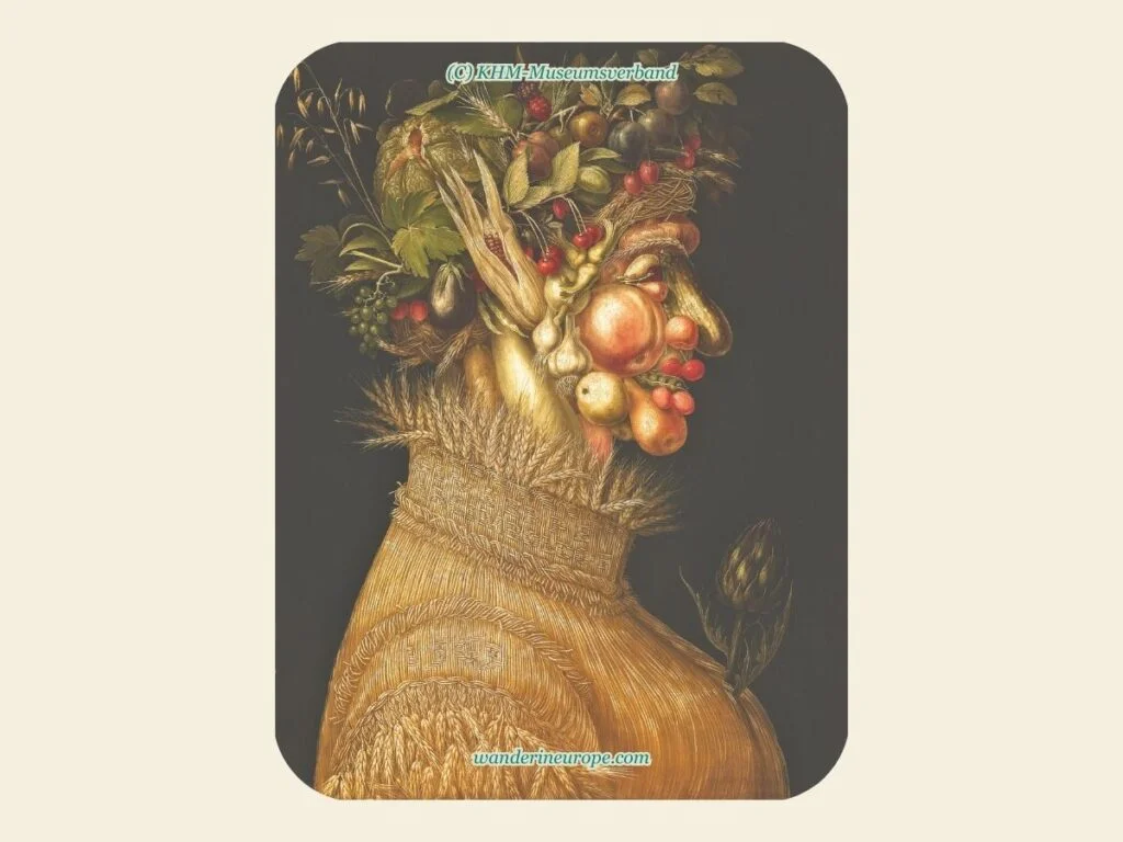 Series of Seasonal Paintings by Giuseppe Arcimboldo, a must-see exhibit inside Kunsthistorisches Museum, Vienna, Austria