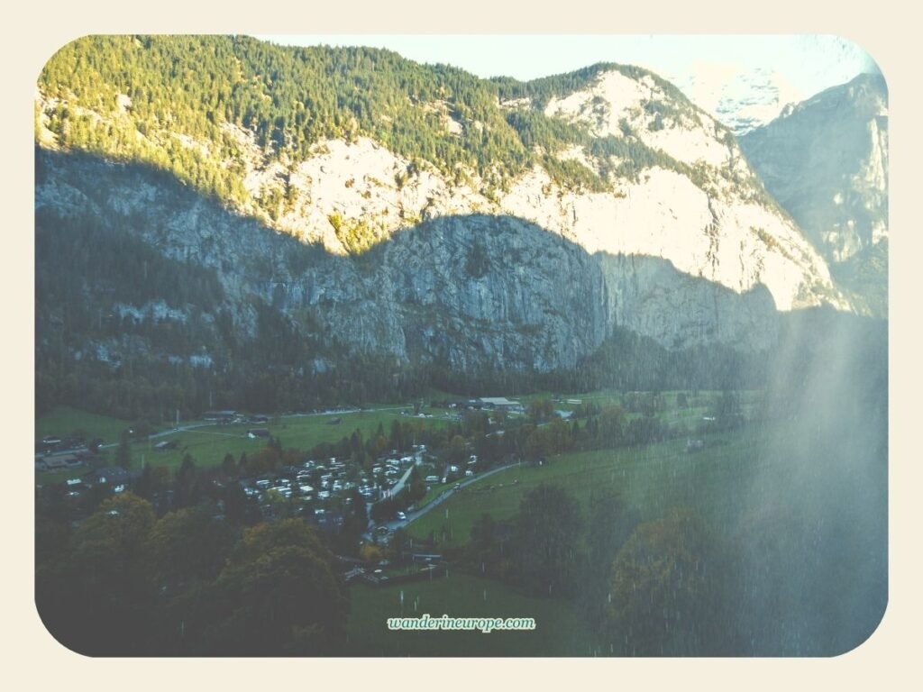 7 Lauterbrunnen Viewpoints & Photo Spots (With a Map) 21 Sprinkles from Staubbach Waterfall in Lauterbrunnen, Switzerland