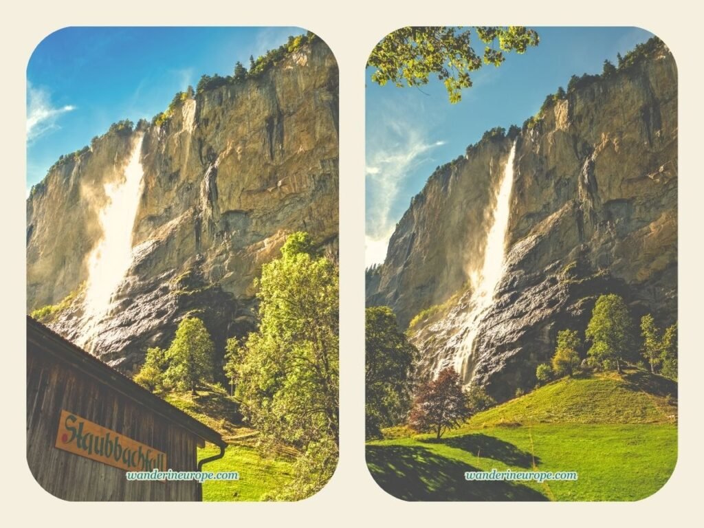 7 Lauterbrunnen Viewpoints & Photo Spots (With a Map) 22 Staubbach Falls in Lauterbrunnen Valley, Switzerland