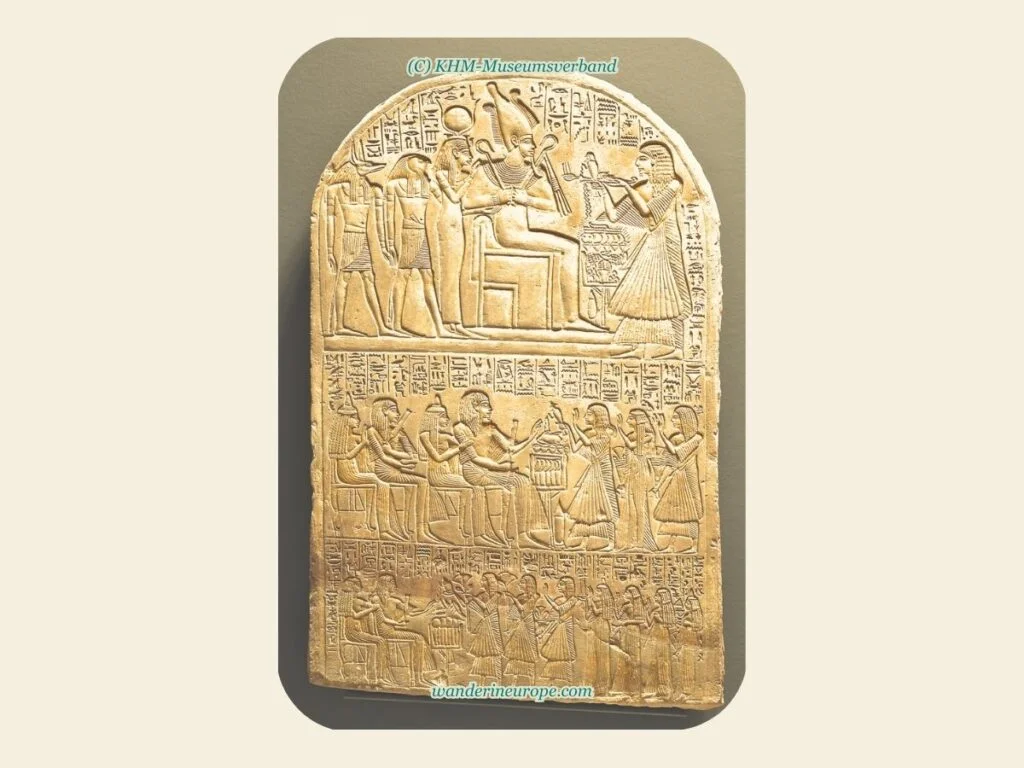 The Stele of Hi, a must-see exhibit inside Kunsthistorisches Museum, Vienna, Austria
