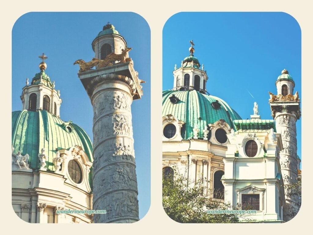 All You Need to Know Before You Visit Karlskirche in Vienna 7 The dome and a tower of Karlskirche, Vienna, Austria