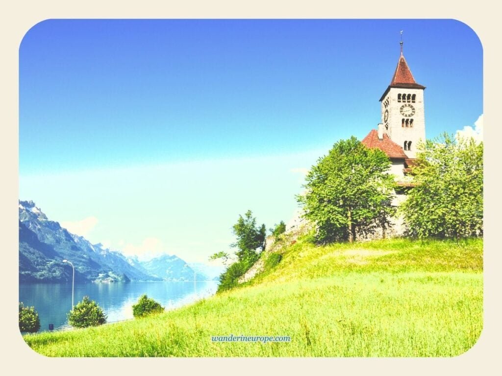 7 Things to Do in Lake Brienz with Tips and Visiting Info 23 The elevated church in Brienz, Jungfrau Region, Switzerland