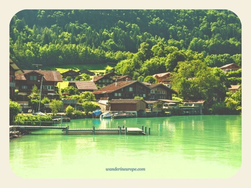 6-Day Switzerland Itinerary: Exploring The Canton of Bern 70 The small dock which was seen in Crash Landing on You, Day 6 Switzerland Itinerary