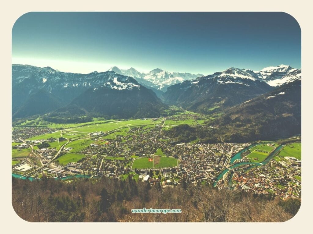 10 Unmissable Things To Do In Interlaken Jungfrau Region 5 The view from Harder Kulm, Interlaken, Jungfrau Region, Switzerland