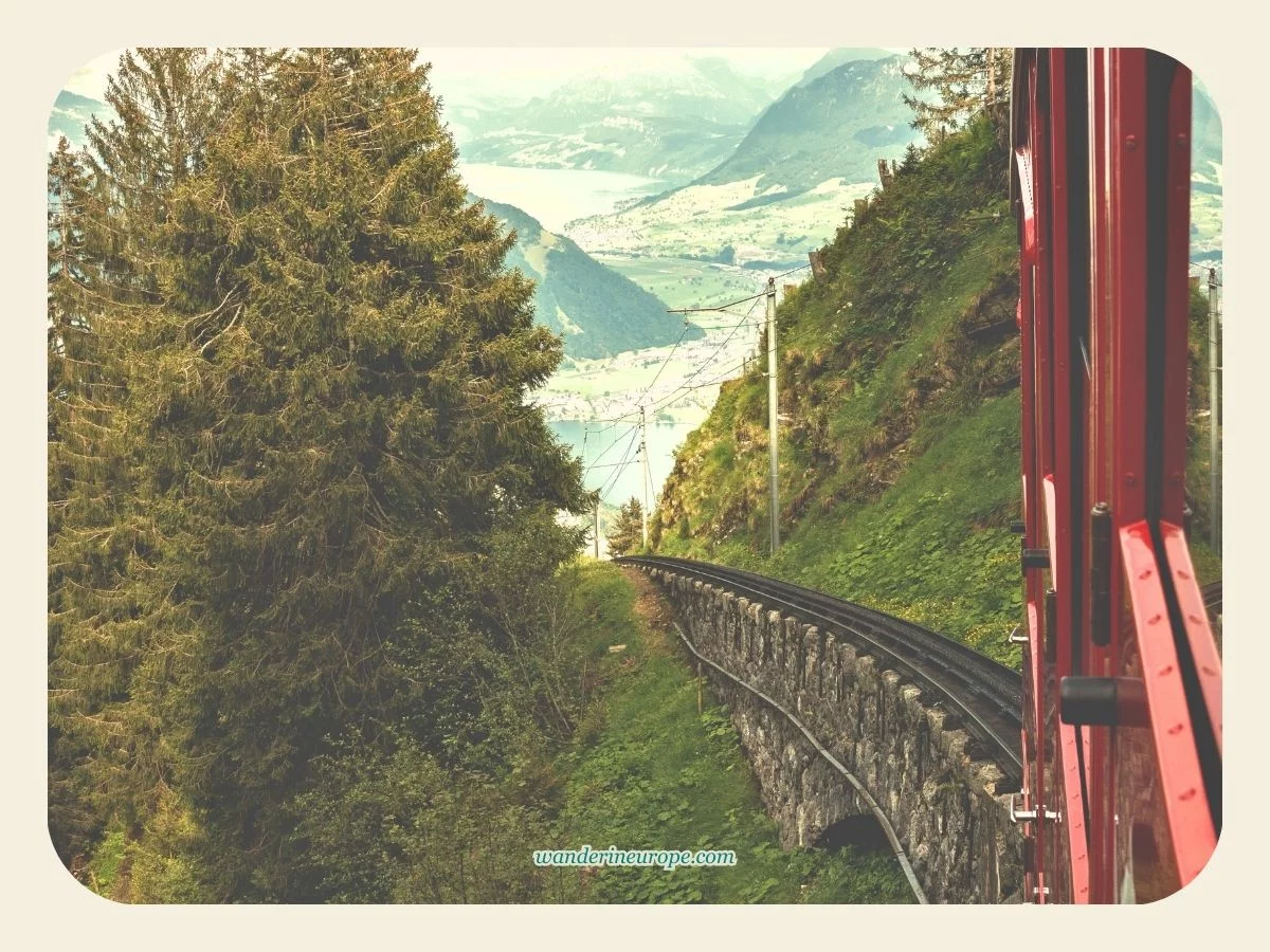 Unique Experiences in Lucerne & Lucerne's Unique Attractions 33 The view from Pilatus Railway in Lucerne, Switzerland