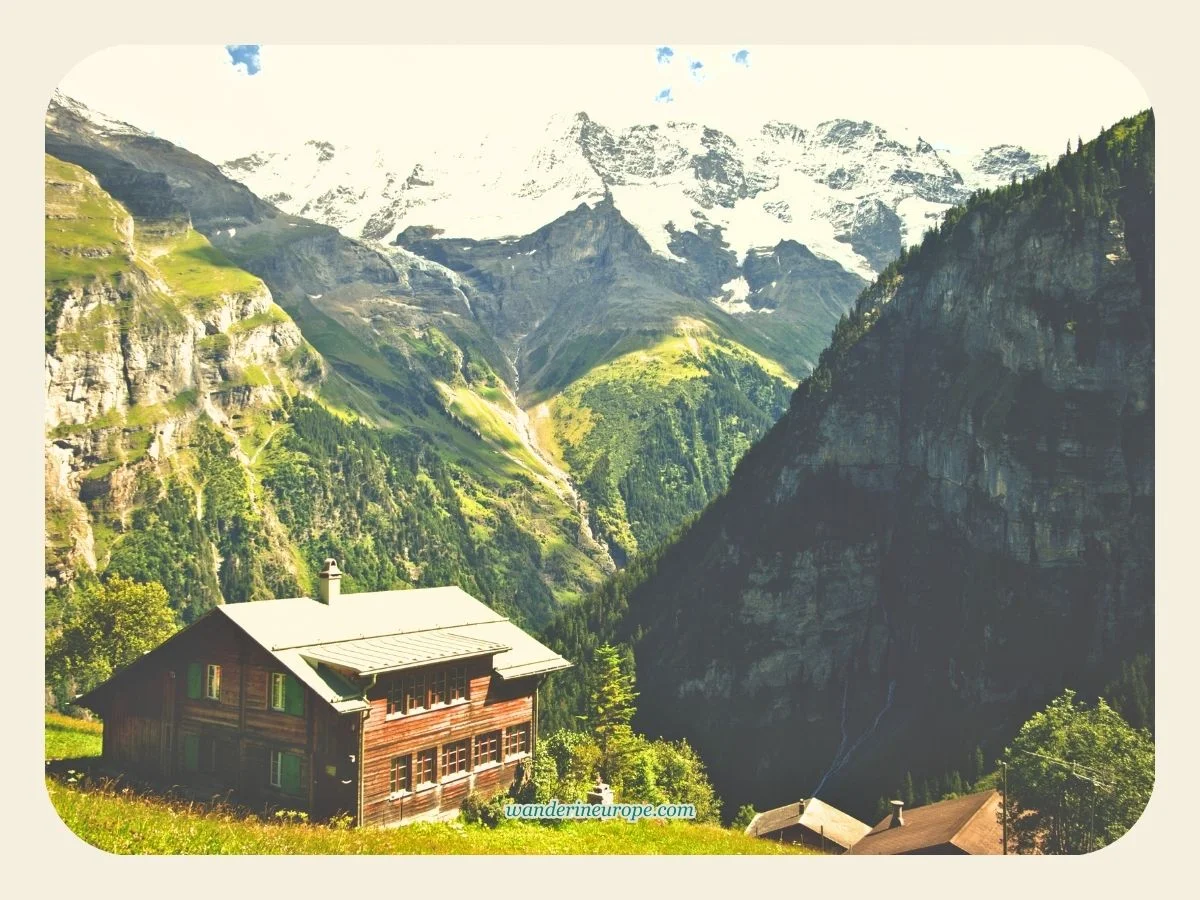 5 Things To Do In Gimmelwald (Beautiful Reasons To Visit) 28 The view from the picnic benches in Gimmelwald, Switzerland