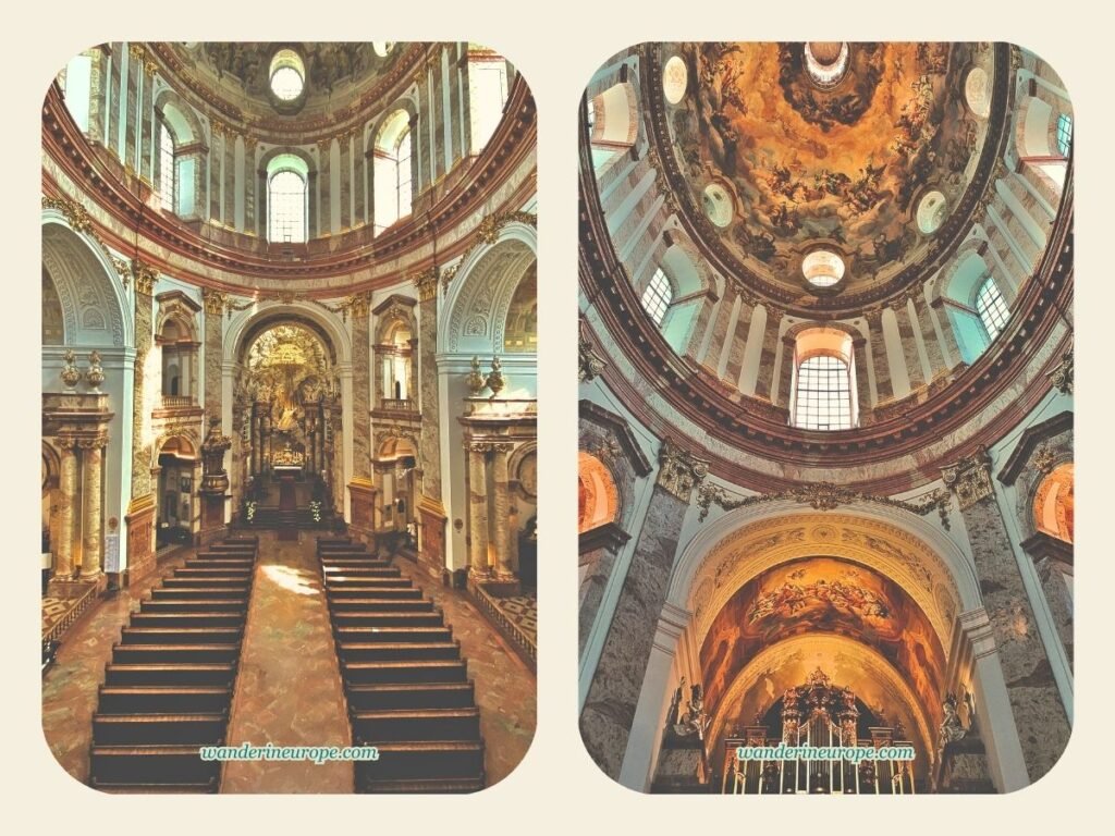 All You Need to Know Before You Visit Karlskirche in Vienna 25 The view of Karlskirche’s organ loft and the view from the organ loft, Vienna, Austria