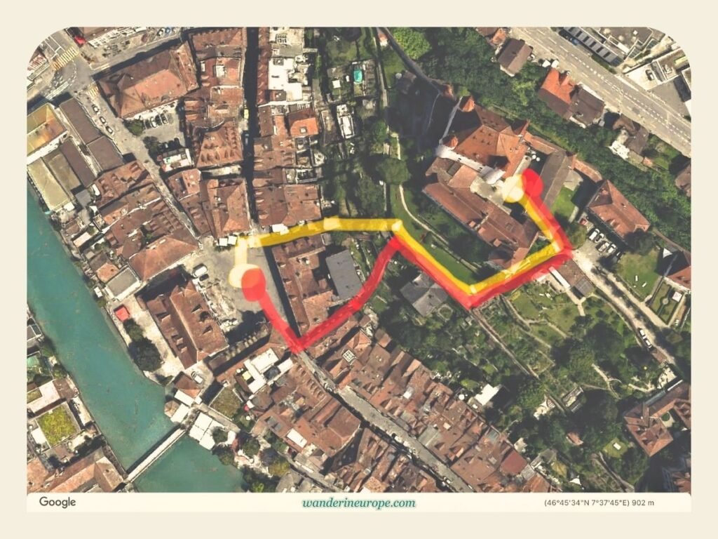 Thun Old Town DIY Walking Tour (with a Map, Route, and Tips) 30 Thun Castle to Rathausplatz