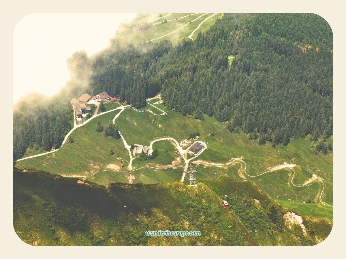 Mount Pilatus Day Trip from Lucerne (5 Reasons to Go + Tips) 20 Top view of the Summer Toboggan Run in Mount Pilatus, Lucerne, Switzerland